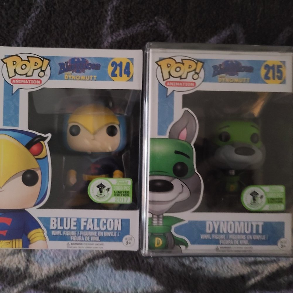 Funko Pop! DynoMutt Blue Falcon bundle #214 and #215